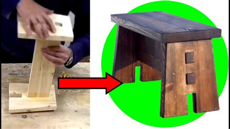 Comment Faire Un TABOURET En BOIS TABOURET Solide Tutoriel DIY YouTube