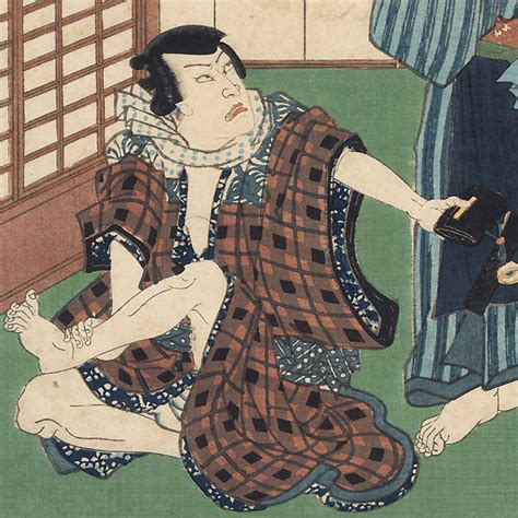 Toyokuni Iii Kunisada Bando Kamezo I As Itamiya Jubei And