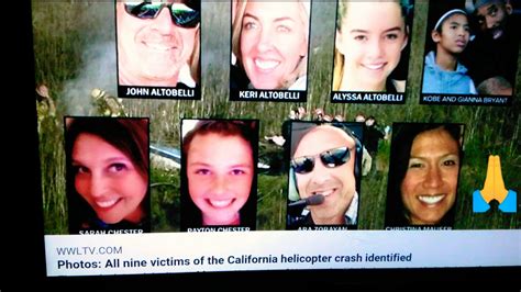 All Nine Victims Of The California Helicopter Crash Identified Youtube