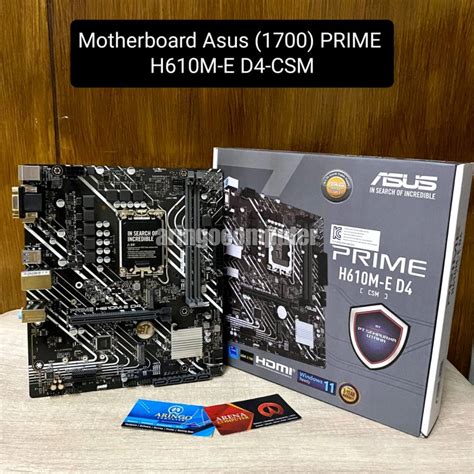 Aringo Motherboard Asus Prime H M E D Csm