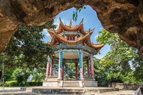 ancient architecture of china yuantong Stock Photo | Adobe Stock