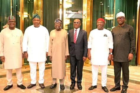 Wikes Pdp G Governors Visit Tinubu Thebladeng