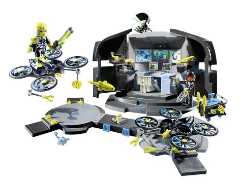 Playmobil Top Agents Dr Drone S Command Base