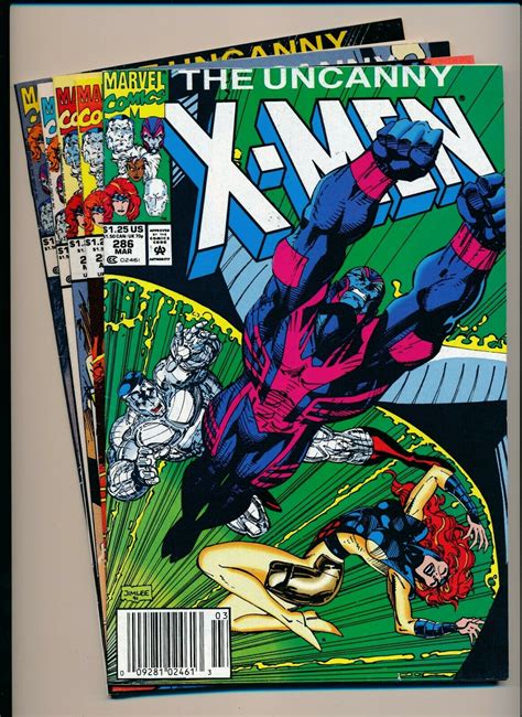 Marvel Great Lot Uncanny X Men 286 290 Vf Nm Pj82 Comic Books