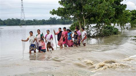 Assam Flood Situation Worsens 1 Dead The Hindu