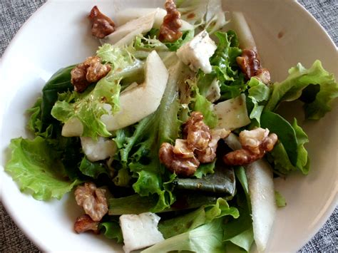 Salat Mit Gorgonzola Birne Waln Ssen Heideblitz