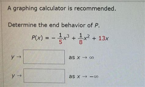 Solved A Graphing Calculator Is Recommended Det Solutioninn