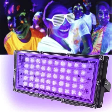 Sonew Projecteur Led Lumi Re Noire Uv W Led Projecteur Tanche