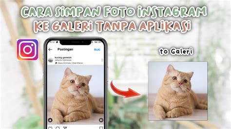 CARA SIMPAN FOTO DI INSTAGRAM KE GALERI TANPA APLIKASI ByDesiPurba