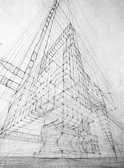 Perspective Drawing of a Building