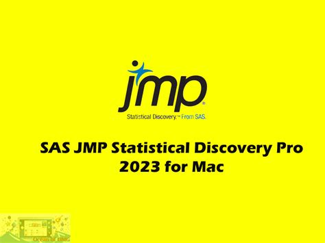 Download Sas Jmp Statistical Discovery Pro 2023 For Macosx