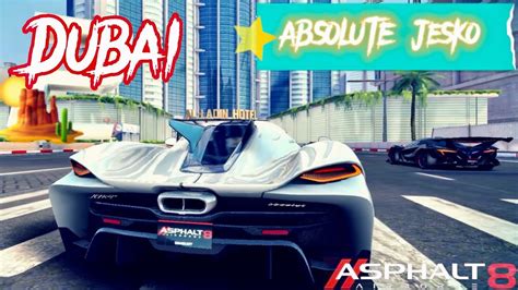 Absolut Jesko Koenigsegg Weekly Cup Dubai Asphalt 8 YouTube