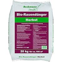 Beckmann Profi Bio Herbstrasendünger Herbst Rasendünger 20 kg Biodünger