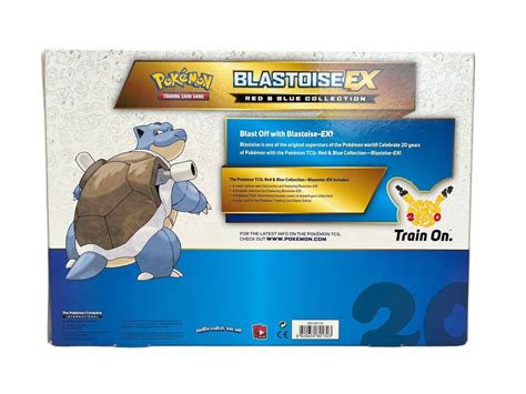 The Pok Mon Company Sealed Box Blastoise Ex Red Blue Collection