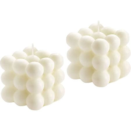 Amazon 2 Pcs Bubble Candle Soy Wax Cube Candles Scented Candle