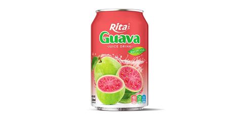 Fruit Juice Guava Juice Drink 330ml Can Rita Brand