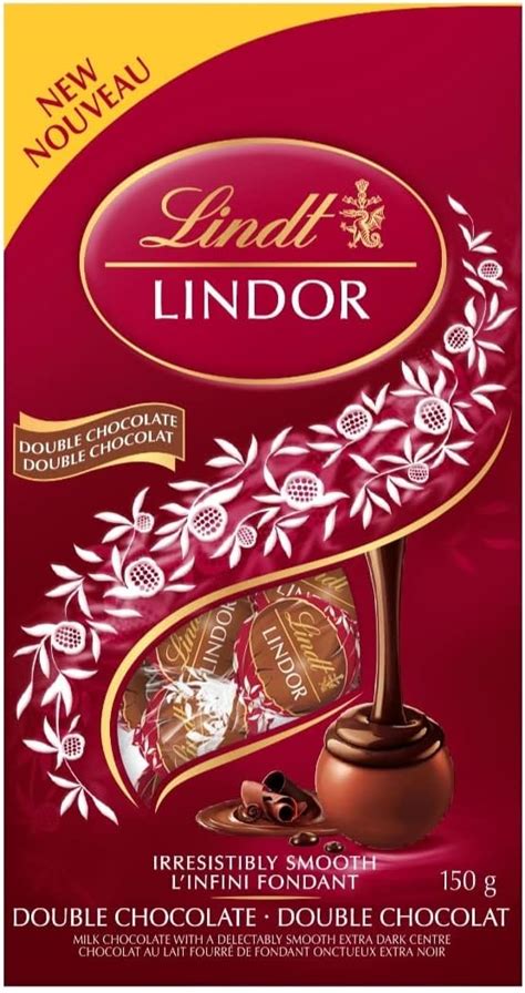 Lindt Lindor Double Chocolate Truffles 150 Gram Bag Individually