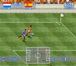 Play SNES Jikkyou World Soccer Perfect Eleven Japan Online In Your