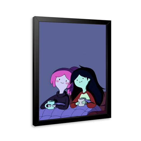 Quadro e poster Princesa jujuba e Marceline - Hora de aventura - Quadrorama