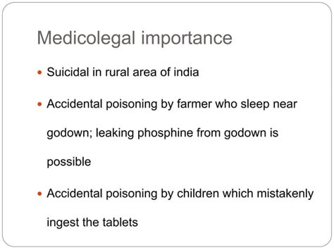 Aluminium Phosphide Poisoning Ppt