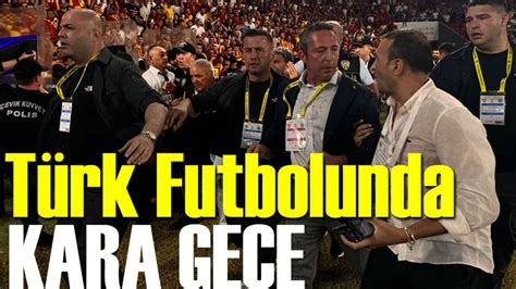 Göztepe Fenerbahçe Maçında Olaylar Çıktı Ali Koç Yabancı Madde Yağmuru