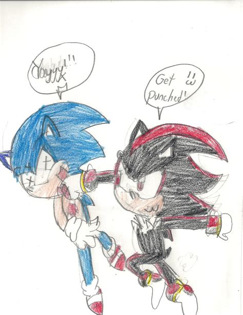 RQ- Shadow and Sonic Fighting by xDerin-Chan on DeviantArt