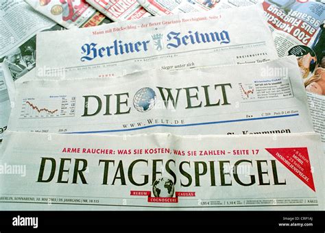 Berliner Tageszeitung Stockfotos Und Bilder Kaufen Alamy