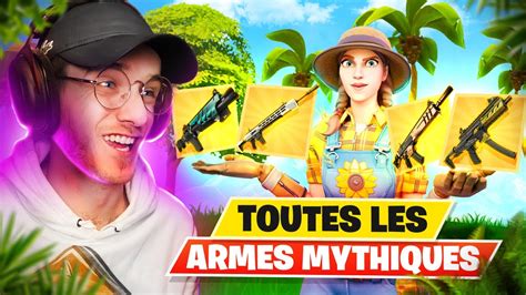 Faire Top Avec Toutes Les Armes Mythiques Sur Fortnite Youtube