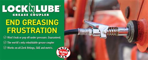 LockNLube® Grease Gun Coupler - Paris Supply, LLC