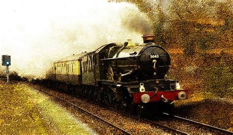 Steam Locomotive Gwr Castle Class No Earl Of Mount Edgcumbe