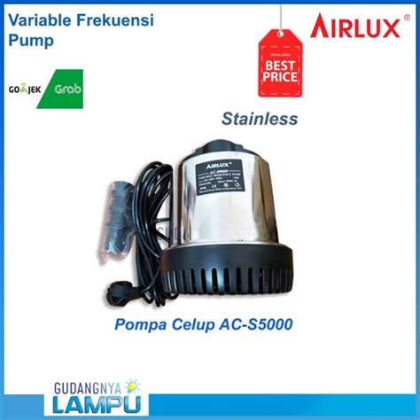 Pompa Celup Kolam Stainless Variable Frekuensi Pump Airlux Ac S