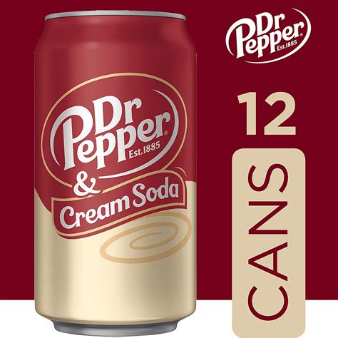 Buy Dr Pepper And Cream Soda 12 Fl Oz Cans 12 Pack Online At Lowest