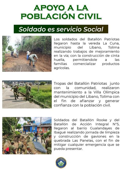 Quinta División del Ejército Nacional on Twitter Trabajamos por la