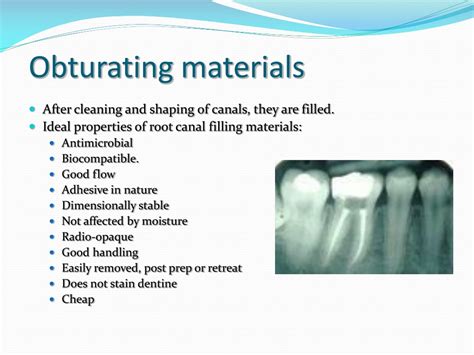PPT - Enhancing Root Canal Treatment with Advanced Filling Materials