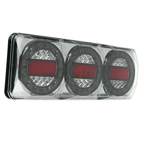 X V Led Combination Tail Lights Stop Tail Indicator Reverse Truck