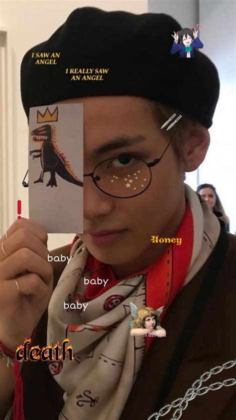 A Man Holding Up A Card In Front Of His Face With The Caption Baby