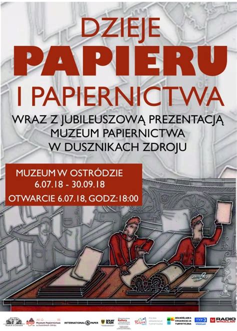 Plakatdzieje Papieru Muzeum Papiernictwa W Dusznikach Zdroju