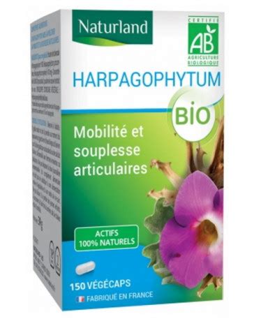 Naturland Harpagophytum Bio 150 gélules végécaps