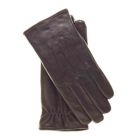 Men's Winter Leather Gloves Of Lambskin