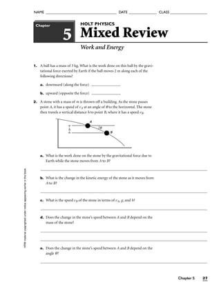 Holt Physics Chapter 3 PDF Euclidean Vector Velocity Worksheets