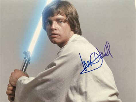 Star Wars Mark Hamill Signed Movie Photo In United States