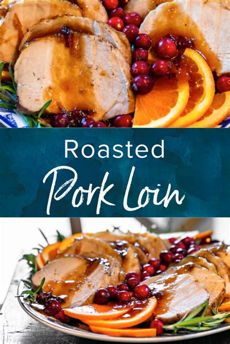 This Orange Cranberry Pork Loin Recipe Is Juicy And Festive With An Orange Cranberry Glaze