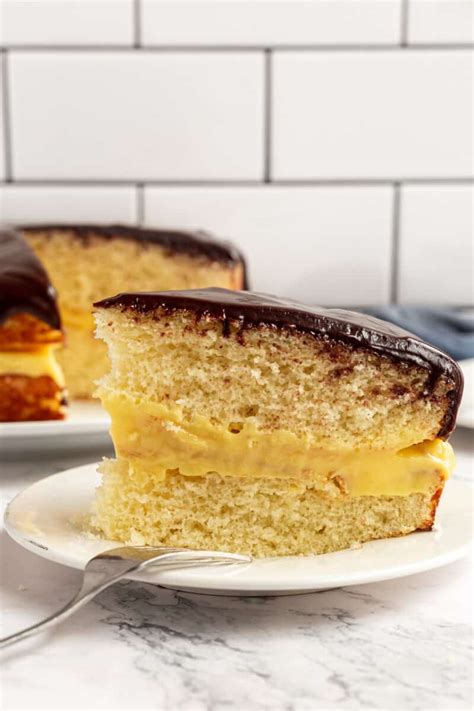 Boston Cream Pie With Boxed Cake Mix All Things Mamma