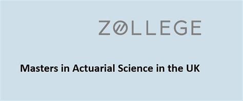 Masters In Actuarial Science In The UK Top Universities Fees