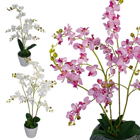 Artificial Realistic Luxury Orchids Leaf Artificial Plants