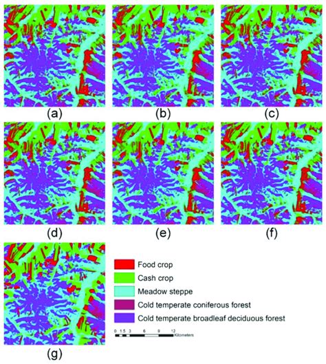 Figure A1 Comparisons Of The Vegetation Mapping Results Using