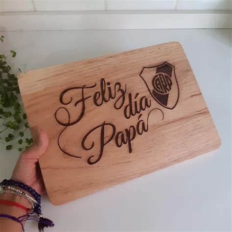 Tabla Para Picadas Asado De Madera Grabada Cuadros De Futbol MercadoLibre