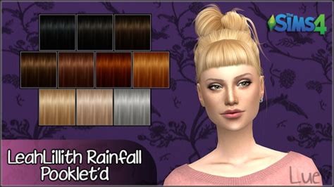 Sims Hairs Mertiuza Leahlillith S Rainfall Hair Retextured