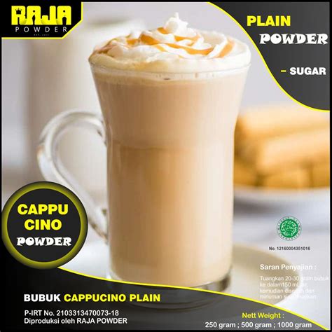 Jual Bubuk Cappucino Bubuk Minuman Cappucino Powder 500 Gram Shopee