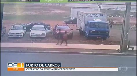 Operação da polícia prende 5 suspeitos de furtos de carros DF1 G1